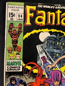 FANTASTIC FOUR #94 First Appearance of Agatha Harkness, VG+ Condition