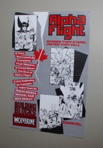 Marvel Promo Poster / Alpha Flight  / 1990