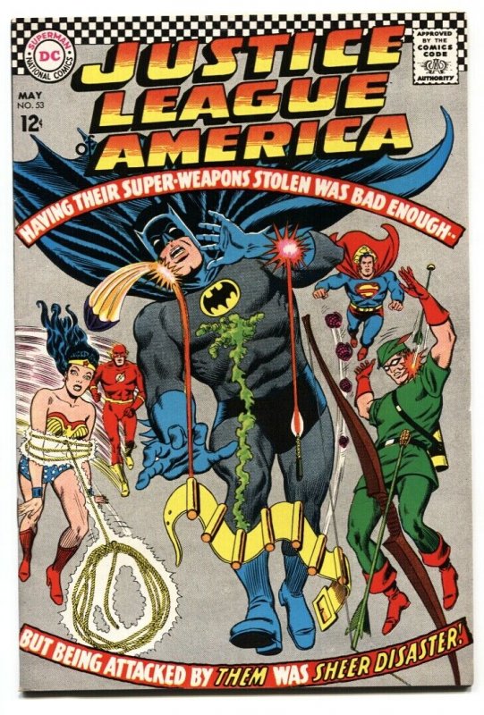 JUSTICE LEAGUE OF AMERICA #53 comic book 1967 DC JSA JLA High Grade