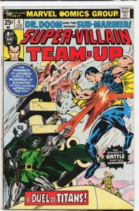 Super-Villain Team-Up #4 (1976) Namor the Sub-Mariner