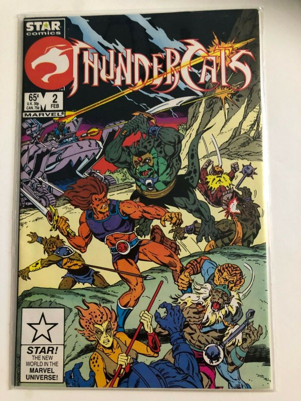 THUNDER CATS #2 1985 STAR COMICS / NEVER READ /  NM