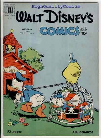 WALT DISNEY COMICS #121, VG/FN, Mickey Mouse, Donald Duck, 1950, Bad Wolf