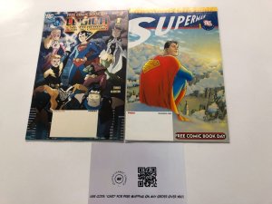 2 Comic Books Legion of Super Heroes #1 Superman #1  8 KE5