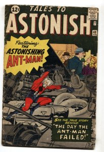 TALES TO ASTONISH #40--1963--JACK KIRBY--MARVEL--ANT MAN--comic book--G/VG