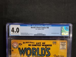 World's Finest Comics #88 - 1st Joker & Lex Luthor Team-Up (CGC 4.0) 1957