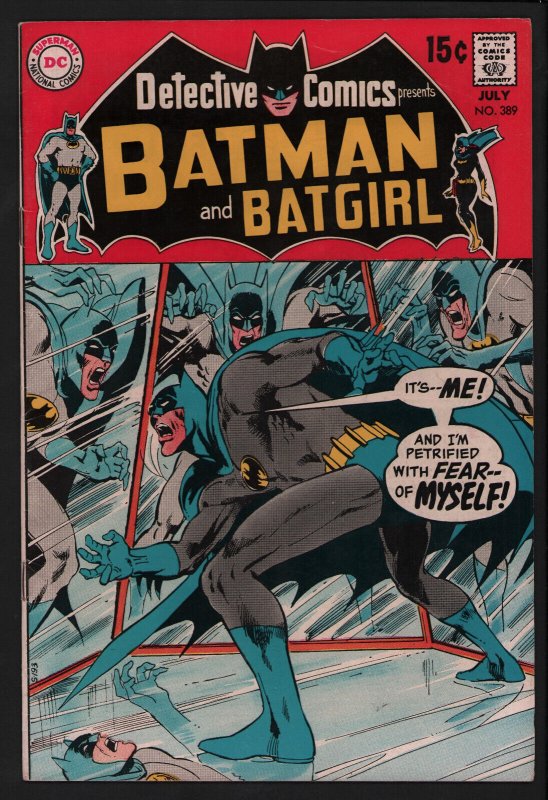Detective Comics #389 (FN+) Neal Adams - Batman's Evil Eye - 1969