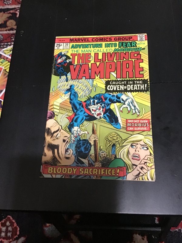 Adventure into Fear #30 (1975) Morbius The Living Vampire! FN+ Wow!