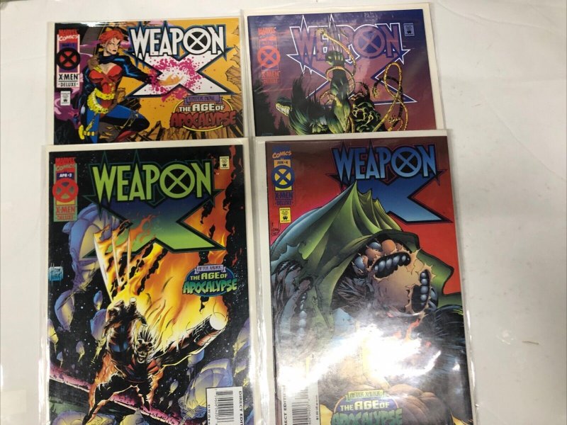 Weapon X The Age Of Apocalypse (1995) Set #1-4 • Marvel Comics • Ethan Riff •