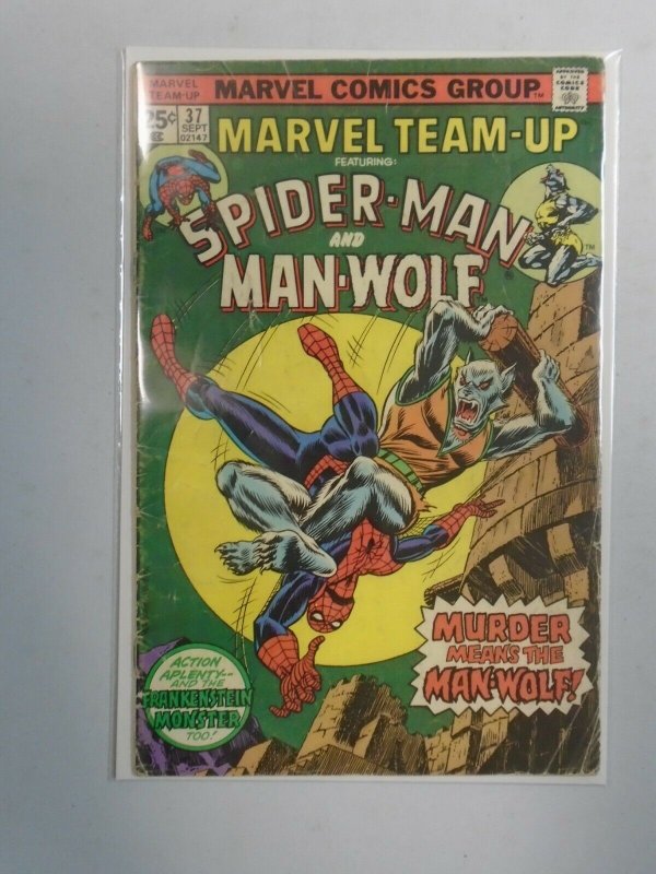 Marvel Team-Up #37 Spider-Man and Man-Wolf 3.0 GD VG (1975 1st Series)