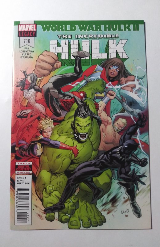 Incredible Hulk #716 (2018) !!! $4.99 UNLIMITED SHIPPING !!!