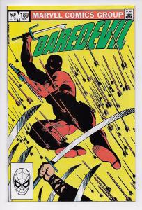 Daredevil #189 - Black Widow / The Hand / Frank Miller Story (Marvel, 1982) - VF