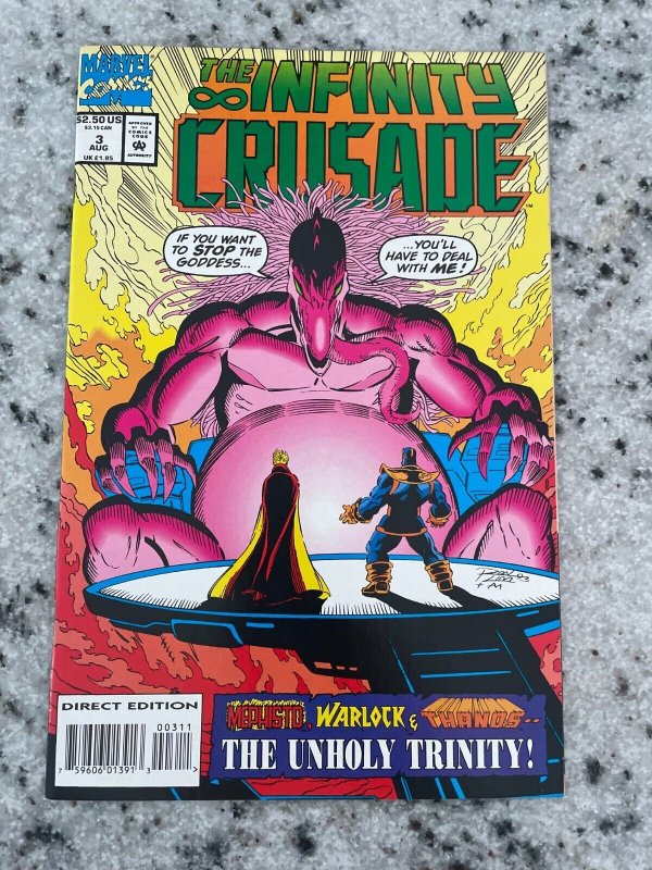 The Infinity Crusade # 3 NM 1st Print Marvel Comic Book Avengers Thanos 4 J881