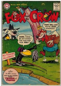 FOX AND THE CROW 40 GD- April 1957