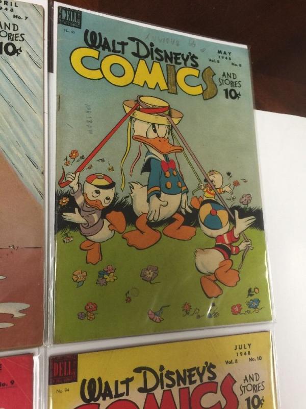 Walt Disney's Comics And Stories 91 (5.0) 92 (4.5) 93 (3.5) 94 (4.0)