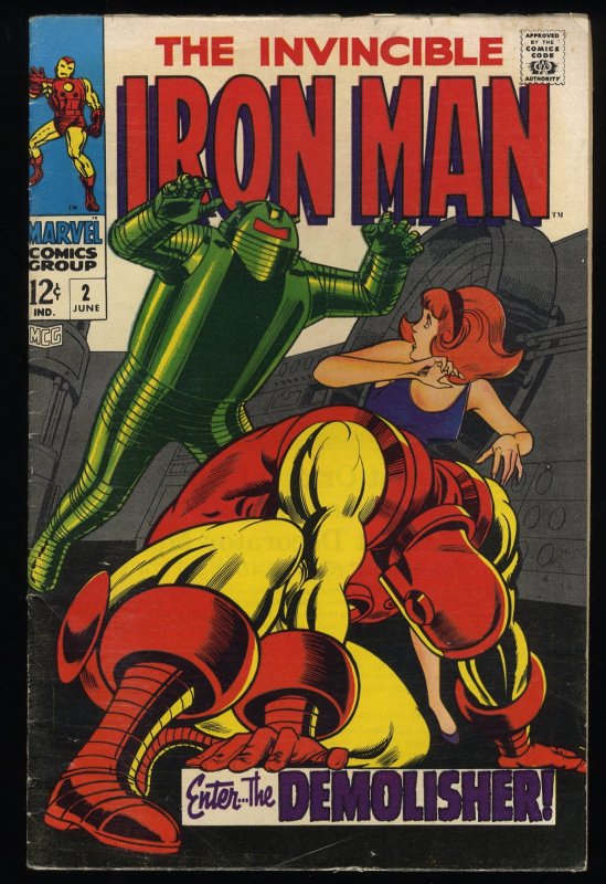 Iron Man #2 FN- 5.5 1st Appearance Demolisher! 1st Janice Cord!