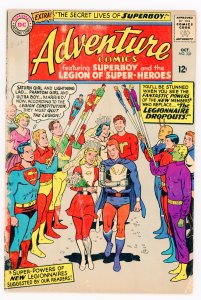 Adventure Comics #337 Curt Swan Cover Legion of Super-Heroes FN+