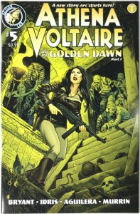 ATHENA VOLTAIRE Comic Issue 5 — The Golden Dawn — 2018 Action Lab Entertainment
