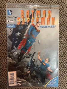 BATMAN SUPERMAN #2 COMBO PACK - SEALED IN ORIGINAL PLASTIC - DC COMICS 