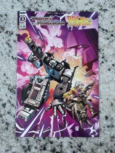Transformers Back To The Future # 3 NM IDW Comic Book Cover A Megatron Bee J810