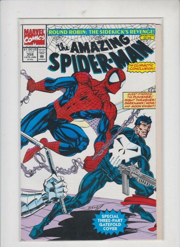 AMAZING SPIDER-MAN #358 1991 MARVEL / UNREAD / VF +/