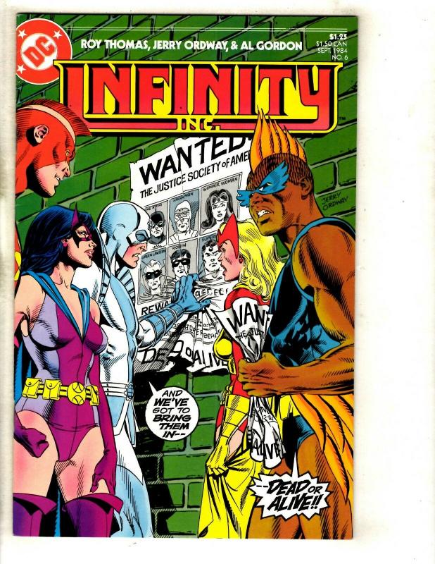 8 Infinity Inc. DC Comics # 1 2 3 4 5 6 7 8 Silver Scarab Fury MF7