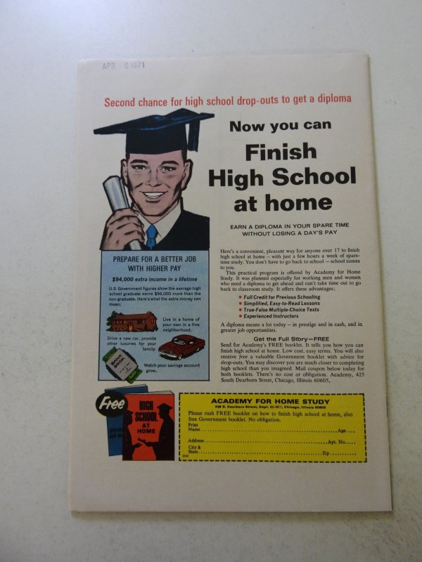 The Amazing Spider-Man #98 (1971) VF condition date stamp back cover