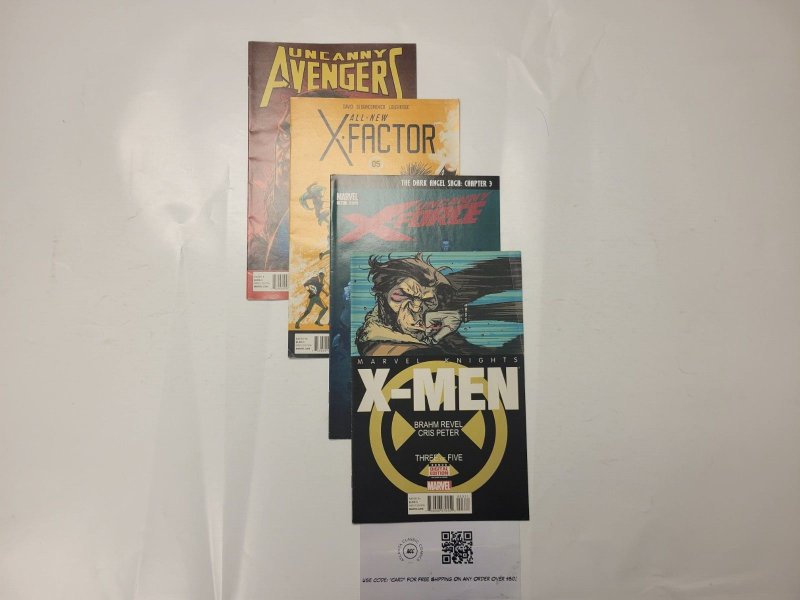 4 Comics #3 X-Men #13 Uncanny X-Force #15 Uncanny Avengers #5 X-Factor 46 TJ26