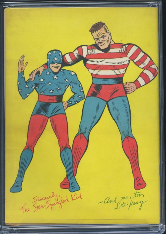 STAR SPANGLED COMICS #1 - CGC-6.5, OW - Robot cover - Golden Age