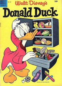 Donald Duck (Walt Disney's) #40 GD ; Dell | low grade comic March 1955 All Ages