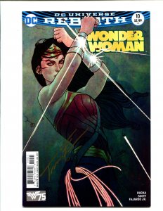 Wonder Woman #10 - SIGNED BY JENNY FRISON W/COA! (9.0/9.2) 2017