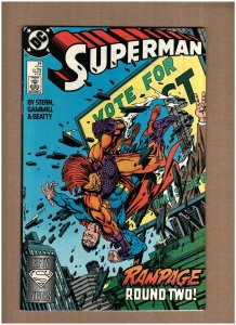Superman #24 DC Comics 1988 Roger Stern FN 6.0