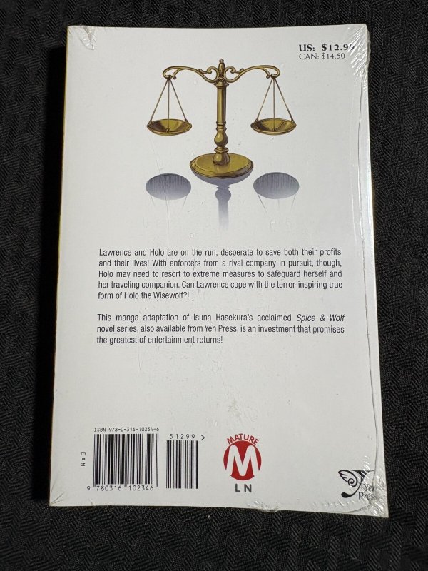 SPICE & WOLF Volume 3 by Isuna Hasekura SC SEALED Yen Press