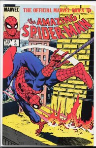 The Official Marvel Index to the Amazing Spider-Man #5 (1985) Spider-Man