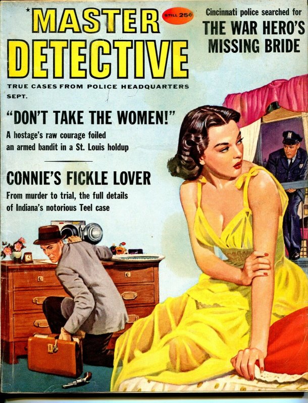Master Detective 9/1959-D.L. Champion-spicy girl art cover-crime-VG/FN