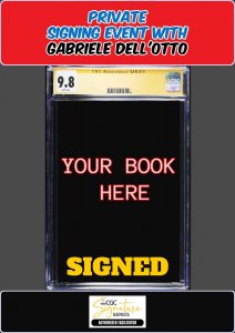 Submit Comic for Gabriele Dell'Otto Private Signing Event + CGC Grading Service