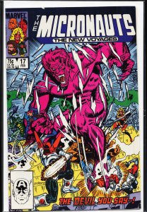 Micronauts: The New Voyages #17 (1986)