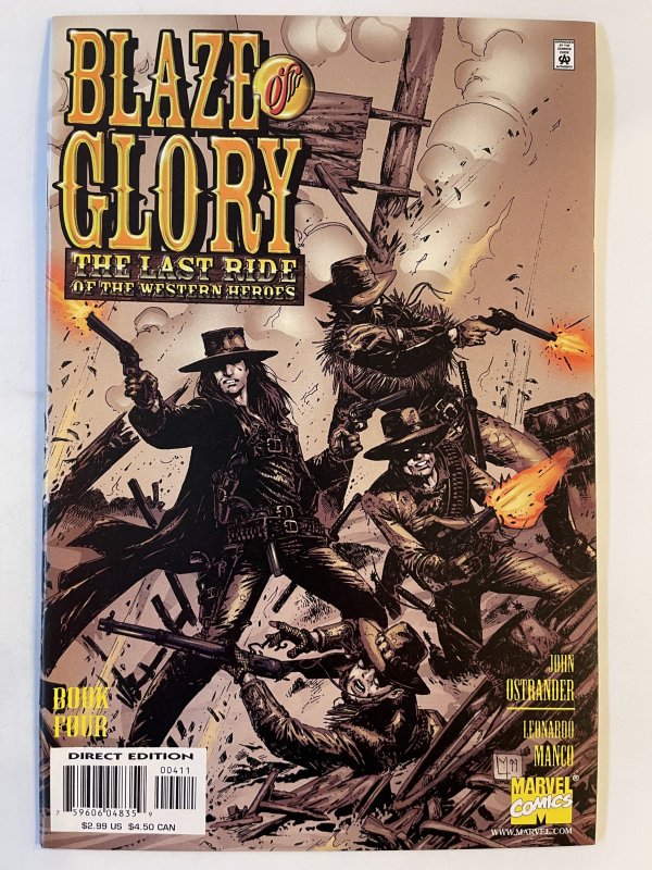 Blaze of Glory #4 - NM (2000)