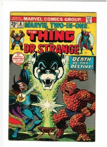 Marvel Two-In-One #6 VF 8.0 The Thing & Dr. Strange 1974 MVS Intact 