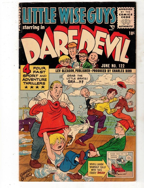 Daredevil Comics #122 1955 FN/VF Mid-High-Grade Biro! Little Wise Guys BEANTOWN