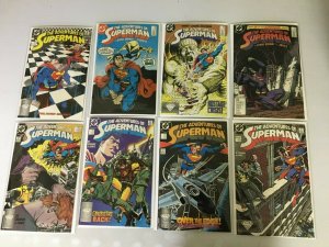Adventures of Superman comic lot 46 different from #425-471 8.0 VF (1987-90)
