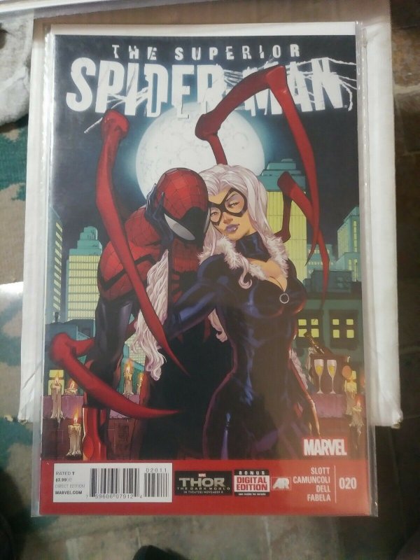 SUPERIOR Spider-Man  #20 2014  MARVEL DOCTOR OCTOPUS  BLACK CAT