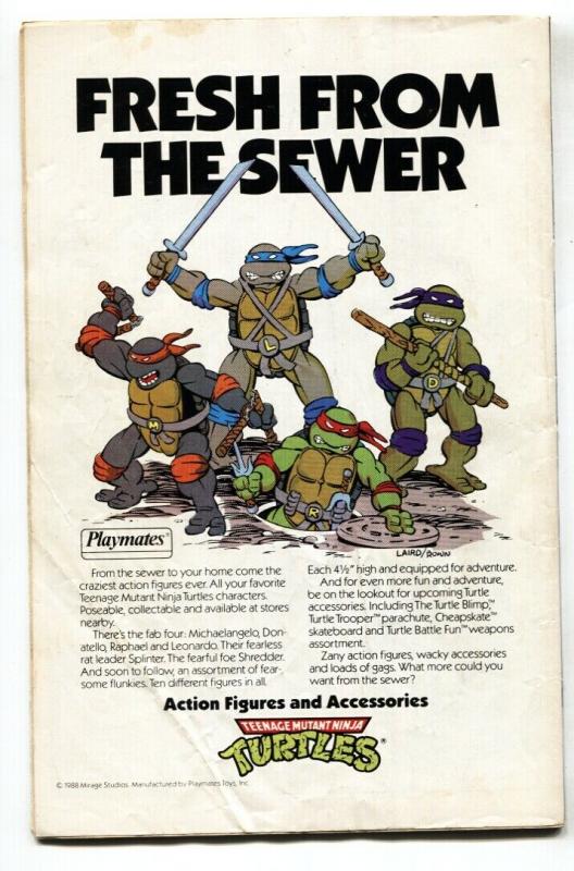 TEENAGE MUTANT NINJA TURTLES ADVENTURES #1 First ISSUE  1989