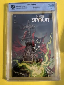 KING SPAWN #1 CBCS 9.8 WP IMAGE 8/21 / DONNY CATES VARIANT / NEW SLAB