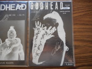 GODHEAD ANUBIS PRESS # 1 & 2 BOTH SIGNED BOTH 9.6 OR BETTER WOW!!!