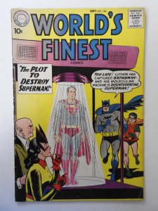 World's Finest Comics #104 (1959) VG Condition! Moisture stain, 1 in spi...