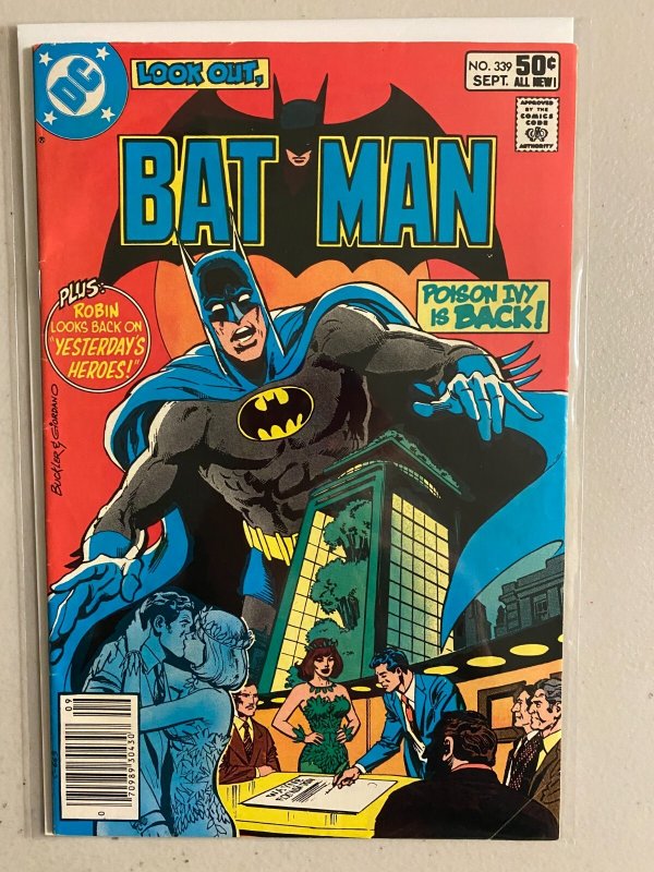 Batman comics lot #302-339 25 diff avg 5.0 (1978-81)