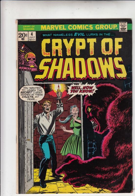 Crypt of Shadows #4 (Jul-73) VF/NM- High-Grade 