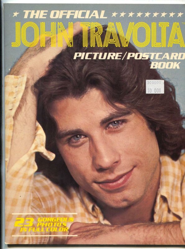 Official John Travolta Picture / Postcard Book 1978