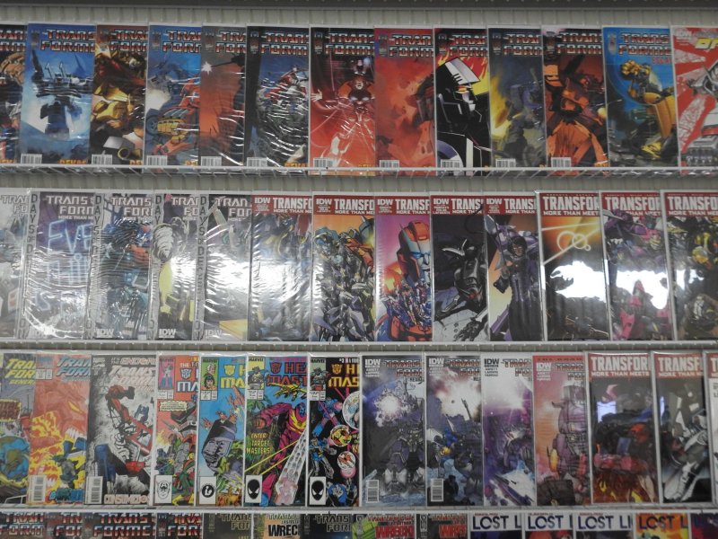 Huge Lot of 140+ Comics W/ ALL TRANSFORMERS!!! Avg. VF Condition!