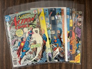 *Action Comics 471-485, 487-488 | 17 mostly HIGH GRADE books total